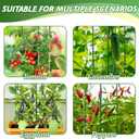 6 Pack Tomato Cage for Garden & Pots, Rust-Resistant Tomato Stakes Plant Cage Trellis Support for Climbing Vegetables Plants Flowers - 48 Inch