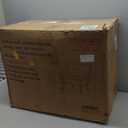 Container Furniture Direct Thia Armless Accent Chair for Living Room, Elegant Seat with Nailhead Trim, Gold Metal Legs and Comfortable Curved Back, 28" D x 25" W x 29.5" H, 03 Floral Print