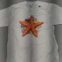 Ocean Animal Aquarist Starfish Lover Starfish T-Shirt (Small)
