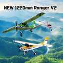 Fms Rc Planes for Adults Beginners 1220mm Ranger Remote Control Airplane with Reflex Green Hobby Rc Airplanes PNP (No Transmitter Battery,Charger)
