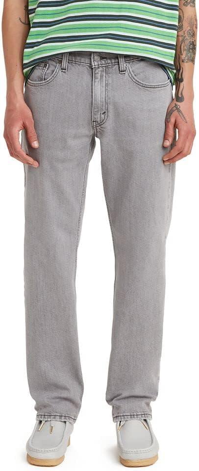 Levi's Men's 514 Straight Fit Cut Jeans (42W x 32L, Light Gray Worn in)