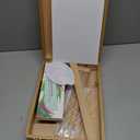 Deluxe Art Supplies 27 Pieces Art Set with Tabletop Easel, 12 Colors Acrylic Paint, 10 Paint Brushes, 3 Canvas Panels, Palettes