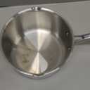 Cyrosa 3.5 Quart Stainless Steel Saucepan with Strainer Lid, Sauce Pot Sauce Pan for Stove Top, Two Side Spouts for Easy Pour, Dishwasher Safe