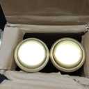 2 Pack Curtain Rods 28 to 48 Inches,1 Inch Curtain rods for Windows, Hanging Curtain Rod & Wall Mount with Brackets Heavy Duty Rod,End Cap Single Rod, Brushed Gold