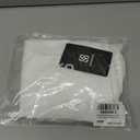 SUUKSESS Women Sexy Mesh Sheer Crop Tank Tops Sleeveless Ruched Going Out Tops (Snow White)