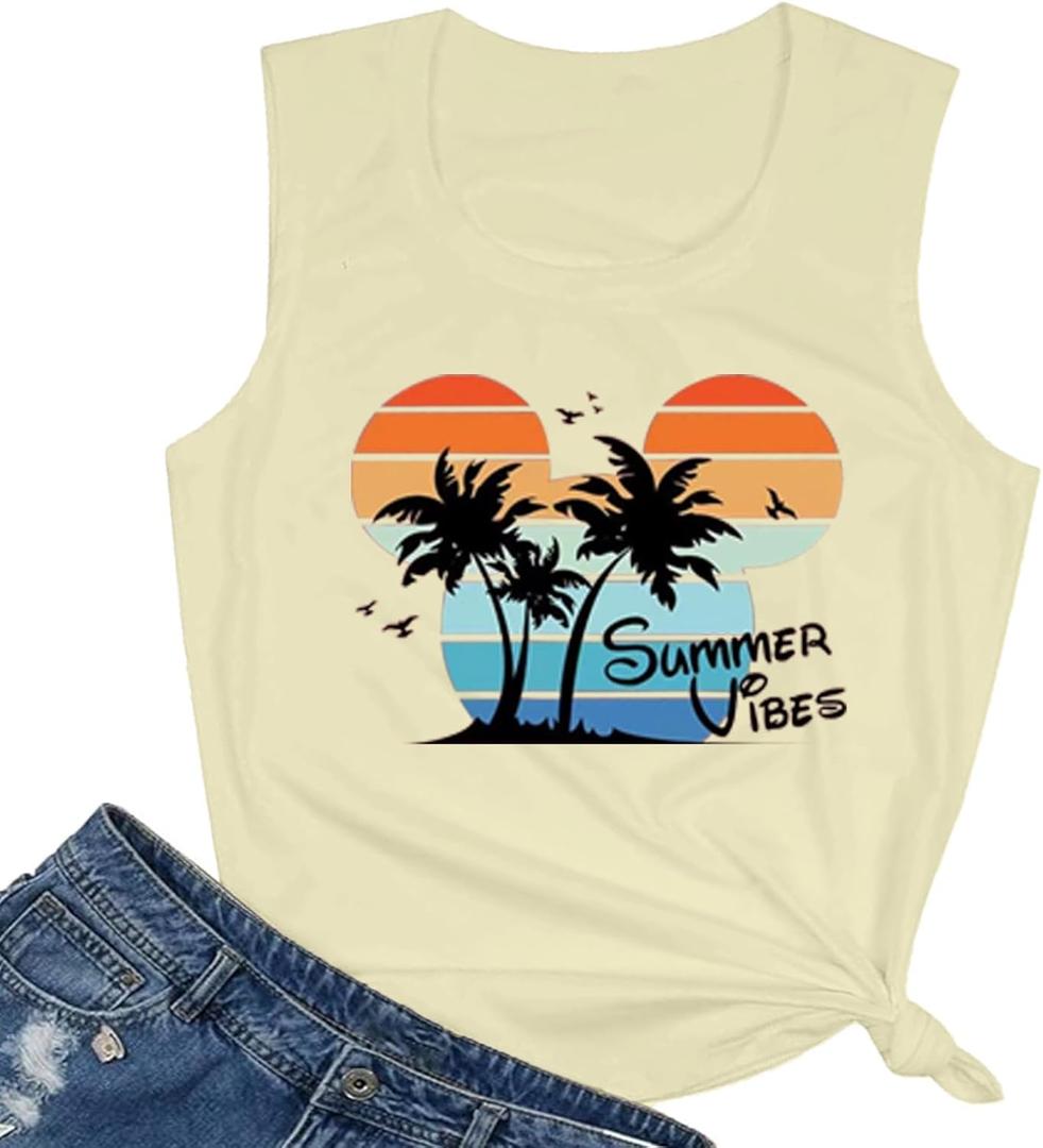 Vacay Mode T Shirts for Women Summer Beach Hawaii Vacation Short Sleeve Tops Holiday Cruise Getaway T Shirts (Small)