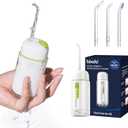 Water Flosser Portable for Travel - Mini Water Flosser with 3 Modes, IPX7 Waterproof, 360 Nozzles, Cordless Water Dental Flosser for Teeth Cleaning Flossing for Adults, Braces & Sensitive Gums