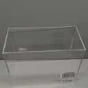 3 Gallon Acrylic Fish Tank with Mat, Small Aquarium for Raising Betta Fish, Goldfish, Snails, Snakes, Shrimp, and Aquatic Plants, Easy to Maintain