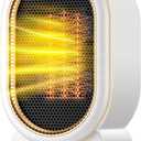 Space Heaters for Indoor Use,1200W 2Speed Portable Heater Fast Quiet Electric Small Space Heater for bedroom,Ceramic Heates Personal Heaters Mini Space Heater Overheating Protection,Dumping Shutdown