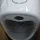 Nuby My Real Training Urinal - Freestanding - With Life-Like Flush Button and Sound - Potty Training for Boys - 18+ Months - White