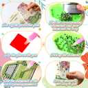 Saillong 12 Pack Spring Diamond Painting Greeting Card Kits Easter Diamond Art Cards with Envelopes Gnome Tulips Flowers 5d Rhinestones Painting Kits for Adults DIY Crafts Family Friend Spring Gifts