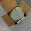 MIULEE Spring Linen Textured Kitchen Curtains 30 Inch Length Semi Sheer Light Filtering Farmhouse Half Window Curtains for Bathroom Basement, Short Rod Pocket Tier Curtains 2 Panels W26XL30 Sage Green