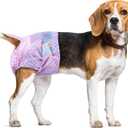 Disposable Female Dog Diapers, Puppy Diapers with Adjustable Elastic Waistline for Female Dog or Cat in Heat,Incontinence, Diaper with Wetness Indicator, S-20 Count