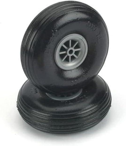 Du-Bro 350T 3-1/2" Diameter Treaded Surface Wheel (2-Pack)