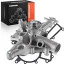 A-Premium Engine Water Pump W/Gasket [fits SOHC, 6,8Cyl 2.8 3.2 4.3 5.0 5.5] Compatible with Mercedes-Benz [C,CL,CLK,E,G,ML,S,SLK-Class] C280, CL500, C55 AMG, E320, G500 02-08, ML500, SLK320 & More