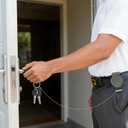 2 Pack Retractable Keychain Heavy Duty with 360 Rotating Belt Clip, 24 Retractable Key Holder for Keys, ID Badge, EDC, Work, Security, Construction