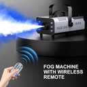 1200W Fog Machine,Halloween Smoke Machine with 6 LED Lights&Remote Control