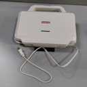 Pizzelle Maker Electric, Non-stick Stroopwafel Iron, 2 X 5" Cookie Machine for Christmas, 4" Mold Included, White