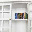 Dollhouse Decoration Accessories,1:12 Dollhouse Furniture Miniature Bookshelf Cabinet Living Room Pretend Toy