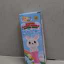 SpringFlower Bubble Blower Wand,Bubble Maker with LED Light-Up Effect for Kids,Bubble Toy for Basket Stuffers Fillers, Easter Basket Essentials, Easter Eggs Hunt (White)