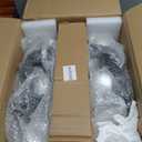 Headlights Assembly Compatible with 1999 2000 2001 2002 Chevy Silverado, 2000 2001 2002 2003 2004 2005 2006 Chevy Suburban Tahoe Chrome Housing Clear Lens Headlamp with Bumper Lights 4Pcs