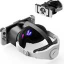 STARTRC GAMES VR Headset for Nintendo Switch & Switch OLED, Upgraded Switch Virtual Reality Glasses with Adjustable Lens and Elite Strap, Labo VR Kit 3D Goggles Accessories for VR Gaming Experience (Black&White)