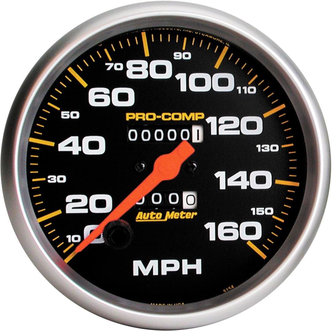 AUTO METER 5154 Pro-Comp Mechanical in-Dash Speedometer 5.000 in.