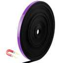 AmazingSpark Magnetic Tape Roll Thin Strips, 0.39 Inch x 66 Feet Magnetic Board Dividers Whiteboard Graphic Decorative Tape Marking Line for Classroom Office Art Accessories(Purple)