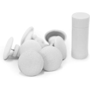 PinionPins White Magnetic Duvet Clips with Magnetic Key for Easy Removal. Pack of 8 Comforter Fasteners That are Safe Locking and Holds up to 10lbs