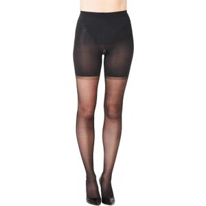 SPANXshape Mid-Thigh Sheers - Full Length - Comfortable Tummy Control Shapewear - Invisible Body Shaper (Black) 
 Size B