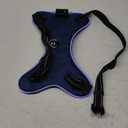 Neck Light Up Dog Harness, No Pull LED Dog Harness with Handle, Rechargeable Lighted Safety Vest for Small Medium Large Dogs, Adjustable Soft Dog Lights for Night Walking XL