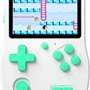 32 Bit Handheld Games for Kids Preloaded 139 Video Games, Portable Video Gaming Player with 3.0" IPS Screen and Rechargeable Battery, Mini Travel Games Electronic Gifts Toys for Boys Girls, White