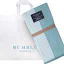 Premium Kitchen Towels (20x 28, 6 Pack) | Large Cotton Dish Towels | Flat & Terry Highly Absorbent Kitchen Linen Set with Hanging Loop | Aqua