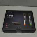 FIFINE UHF Dual Channel Wireless Handheld Microphone, Easy-to-use Karaoke Wireless Microphone System-K036