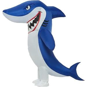 One Casa Blow Up Party Costume,Inflatable Costumes for Kids, Full Body Shark Costume,Halloween Costumes for Boys Girls
 Child 6-7Y