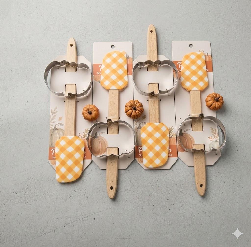 Pumpkin Spatula & Cookie Cutter