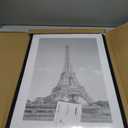 upsimples 20x30 Poster Frame, Display Pictures 16x24 with Mat or 20 x 30 Without, Wall Hanging Picture Frames, Black, 1 Pack