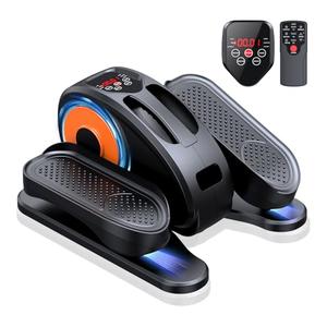 GUGTTR Under Desk Elliptical Machine, Electric Elliptical Leg Exerciser for Seniors Fully Assembled, Quiet & Portable Electric Seated Pedal Exerciser with Remote Control & 12 Adjustable Speeds