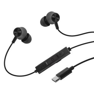 Helix Active Noise Cancelling USB C Earbuds - Black
