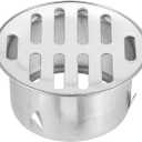 uxcell Floor Drain Cover, Stainless Steel Anti Blocking Drain Cover for Outdoor Bathroom Kitchen, Fit for 75mm/2.95" Aperture