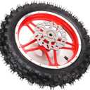 Yctze 2.510in Rear Wheel Rim Tyre Assembly Nonslip Wear off road motorcycle motocross tirespit bike rim 10 inch Dirt Bike Rear Wheel 2.510in Rim Tir