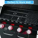 Grill Replacement Parts for Dyna-Glo DGH474CRP DGH483CRP DGH485CRP DGH474CRP-D, Drip Pan Grease Tray & Grill Grates & Heat Tents for Dyna Glo 5 Burner Grill Models