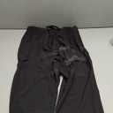 MAGCOMSEN Capri Pants for Women Lightweight Quick Dry Hiking Capris with Pockets Travel Workout Casual Summer UPF 50+ (Medium, Black)