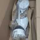 Clorox Toilet Plunger and Bowl Brush Combo with Caddy, 6.75 x 7 x 19.5 in, White/Gray