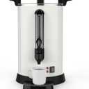 18L/4.8 Gallon Large Commercial Coffee Pot,120 Cups Coffee Urn Stainless Steel Electric Coffee Maker,Double Wall Hot Beverage & Water Dispenser Quick Brew Dispenser