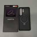 CASEKOO Black 26U Case with 360 Spin Magnetic Stand [Fit for MagSafe] [18FT MIL-STD Protection] Shockproof Invisible Ring Holder Matte s26U Phone Case 6.9''