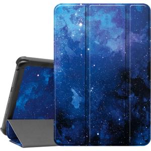 Famavala Shell Case Cover for 2024 New Amazon Fire HD 8 & 8 Plus Tablet (12th Generation/10th Generation, 2024/2022/2020 Release) (BlueSky)