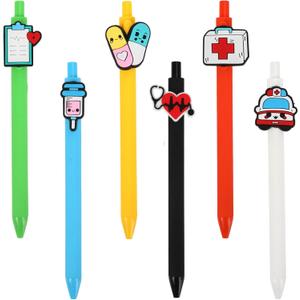 3 x Nurse Pens,Nurse Gifts,Nurses Week Gifts,Appreciation Gift for Nursing School Students,Gel Ink Pens Nurses Essentials for Work Medical Assistant Stocking Stuffers for Nursing