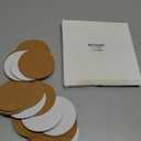 Tenalleys 10 Pack Round Cork Coasters, 4" Self-Adhesive Cork Mats, DIY Coasters & Craft Accessories, 24 Pack