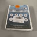 Utopia Bedding Set of 2 Waterproof Pillow Protectors with Zipper Standard Size (White), Ultra Soft Pillow Covers, Bed Bug and Dust Mite Proof Pillow Encasements, Moisture Wicking Pillow Cases